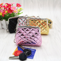 Korean rhombus coin purse Yiwu ladies short small purse creative coin bag kindergarten small gifts wholesale