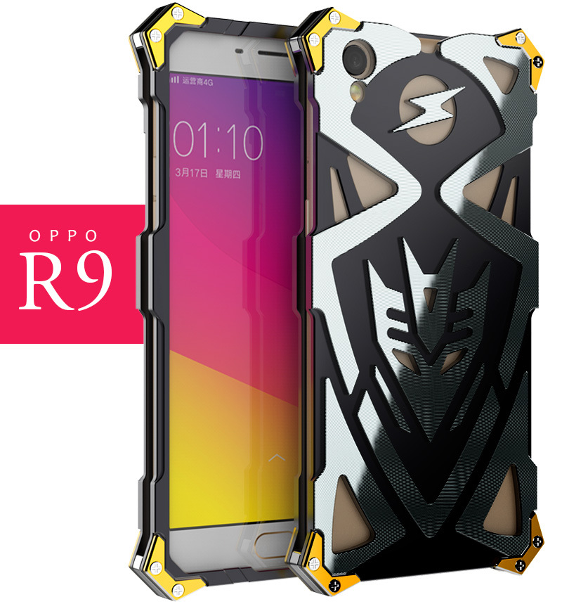 SIMON THOR Ⅱ Aviation Aluminum Alloy Shockproof Armor Metal Case Cover for OPPO R9 Plus & OPPO R9