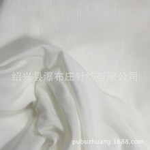 厂家直销针织全涤40S竹节氨纶汗布