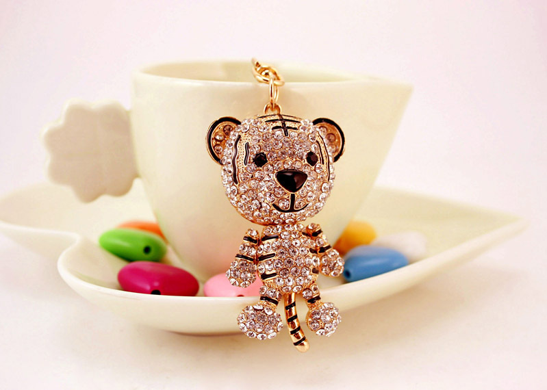 Cute Animal Alloy Metal Unisex Keychain display picture 4