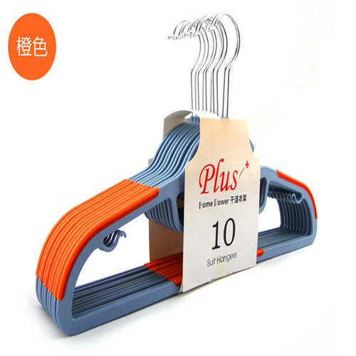 Clothes hanger plastic household non-slip seamless clothes hanger children's clothing store baby clothes hanger adult style bold wholesale