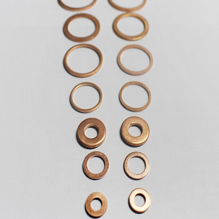 大量紫铜垫片垫圈规格 紫铜垫200pcs现货规格多种 退火紫铜垫
