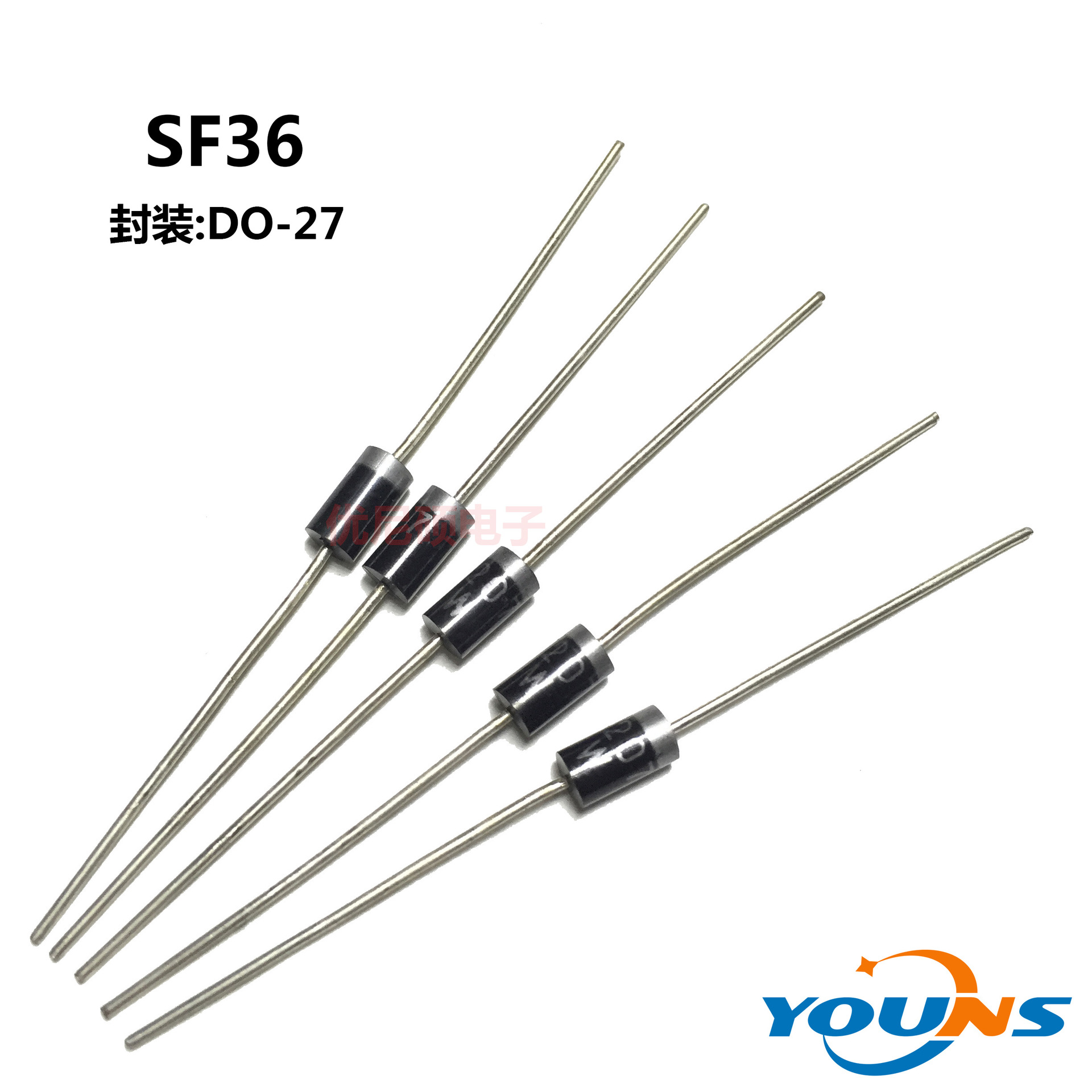 MIC GW直销 特快恢复二极管 SF36 3A400V DO-27 散装/编带 批发