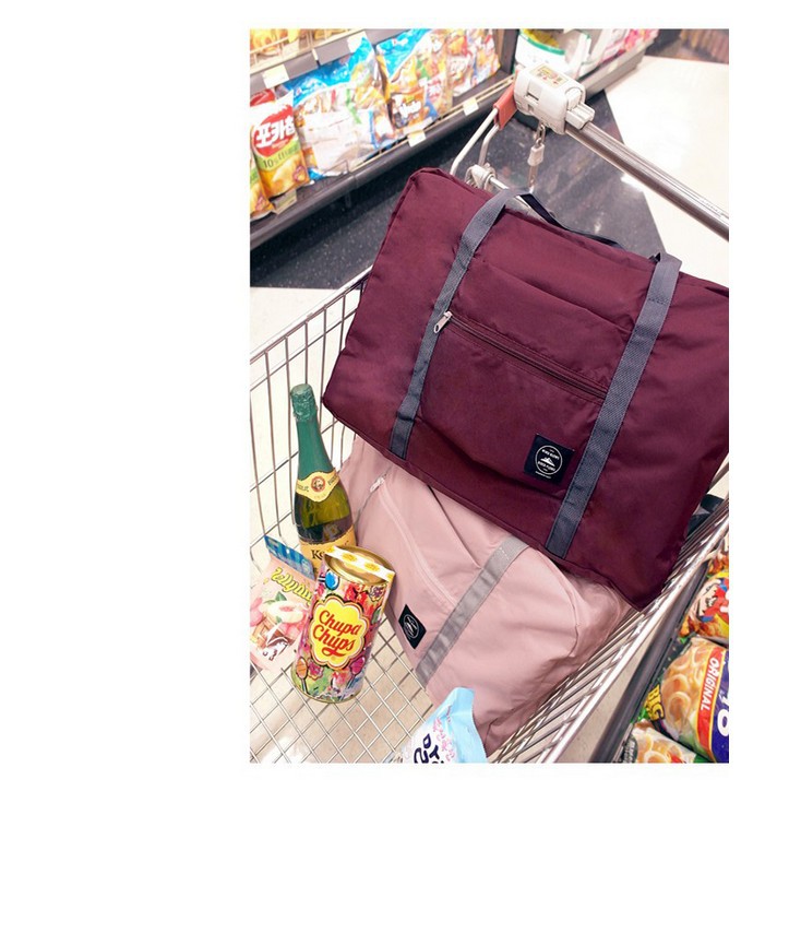 韩版差旅包可折叠式旅行收纳包旅游收纳袋提花包衣服整理袋待产包详情20