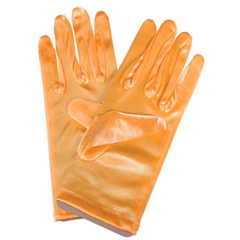55g Weight Gloves Classification Satin Fabric Type 1 Pair Quantity Solid Color Pattern Women'S Gender Simple Style Style Women's Simple Style Solid Color Satin Gloves 1 Pair 18