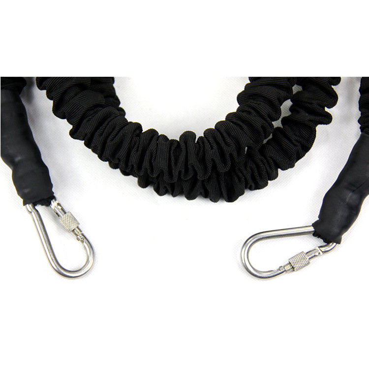 厂家供应 高弹力安全耐用双踝单根拉力绳 高强度抗撕裂拉力器