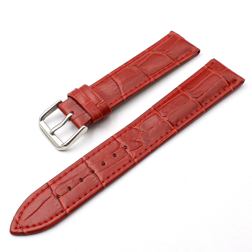 Manufactor Direct selling lady genuine leather Watch strap gules Bamboo pattern waterproof Anti-sweat Second floor watch band Female models