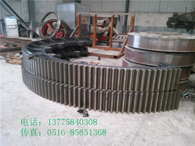 一站购齐免费配载煤泥烘干机配件托轮大小齿圈支撑传动优良配件