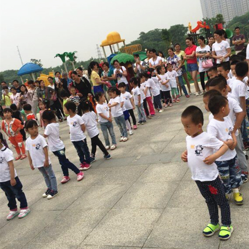 原單韓國品牌兒童T恤 短袖童 親子裝 外貿童裝 幼兒園小學校服