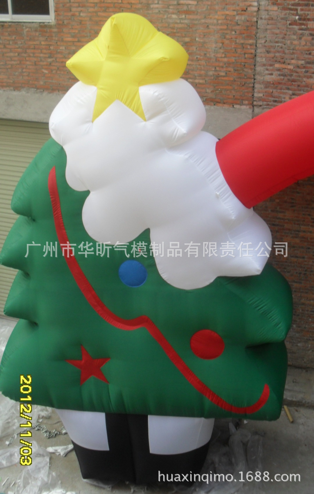 【厂家 品质保证】 圣诞节充气圣诞树 圣诞广告气模