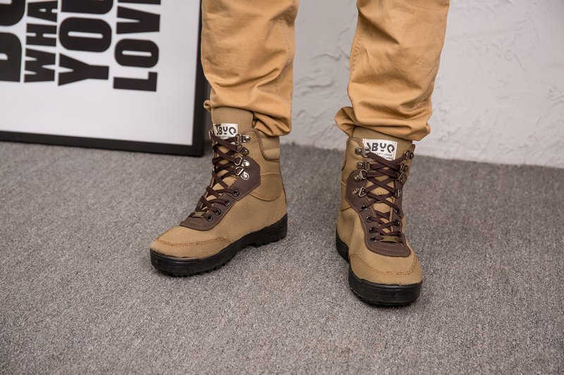 Bottes militaires en toile - porter - Ref 1397086 Image 24
