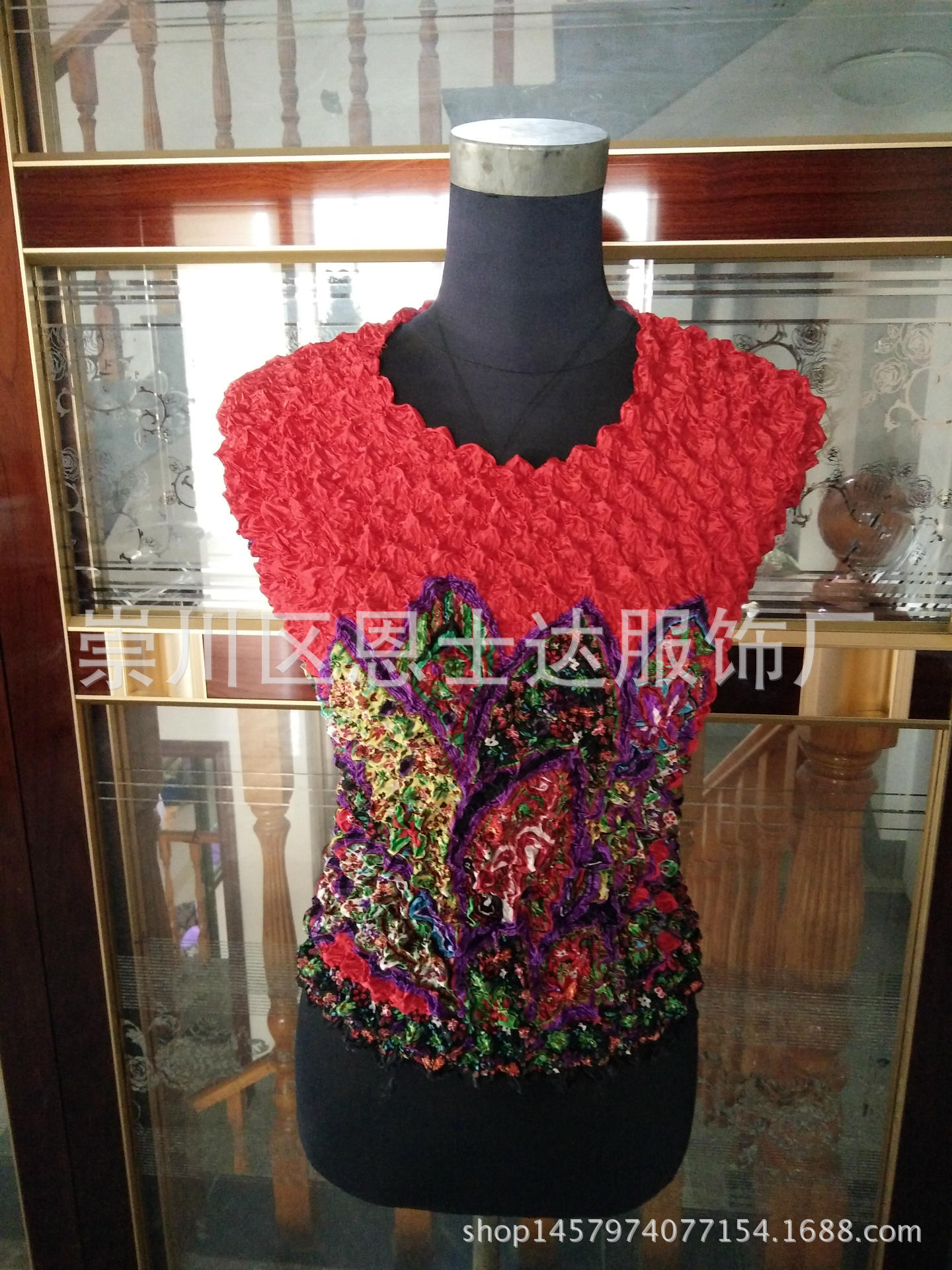 花色丁扁風衫 001