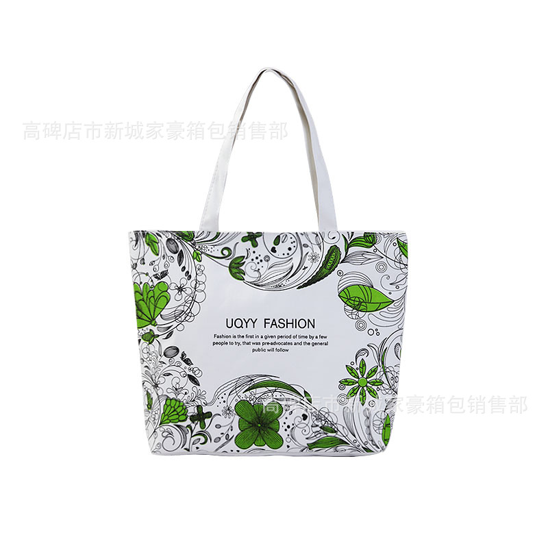 直销义乌2019款帆布包印花创意学生休闲环保购物袋可定制LOGO|ms