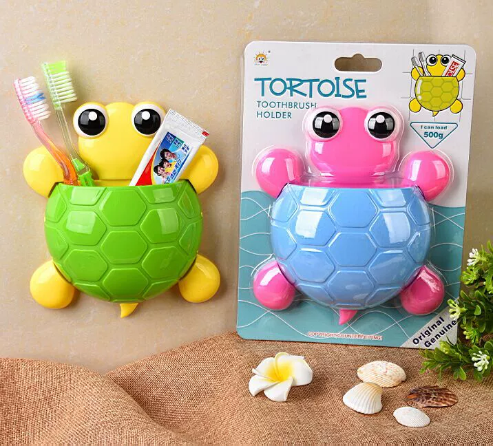 RB258 tortoise toothbrush rack suction cup toothbrush storage box turtle tooth brush storage shelf cartoon creative daily necessities