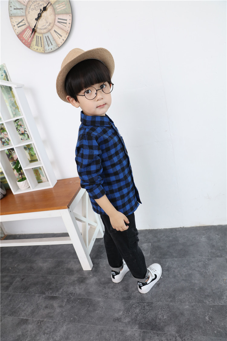 Chemise garcon à manche longue - Ref 2077353 Image 19