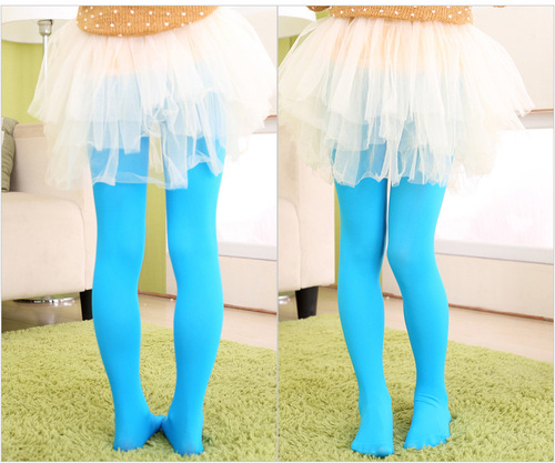 Children girls colorful color pantyhose girls leggings socks student ballet gymanstic leggings princess stage dance socks