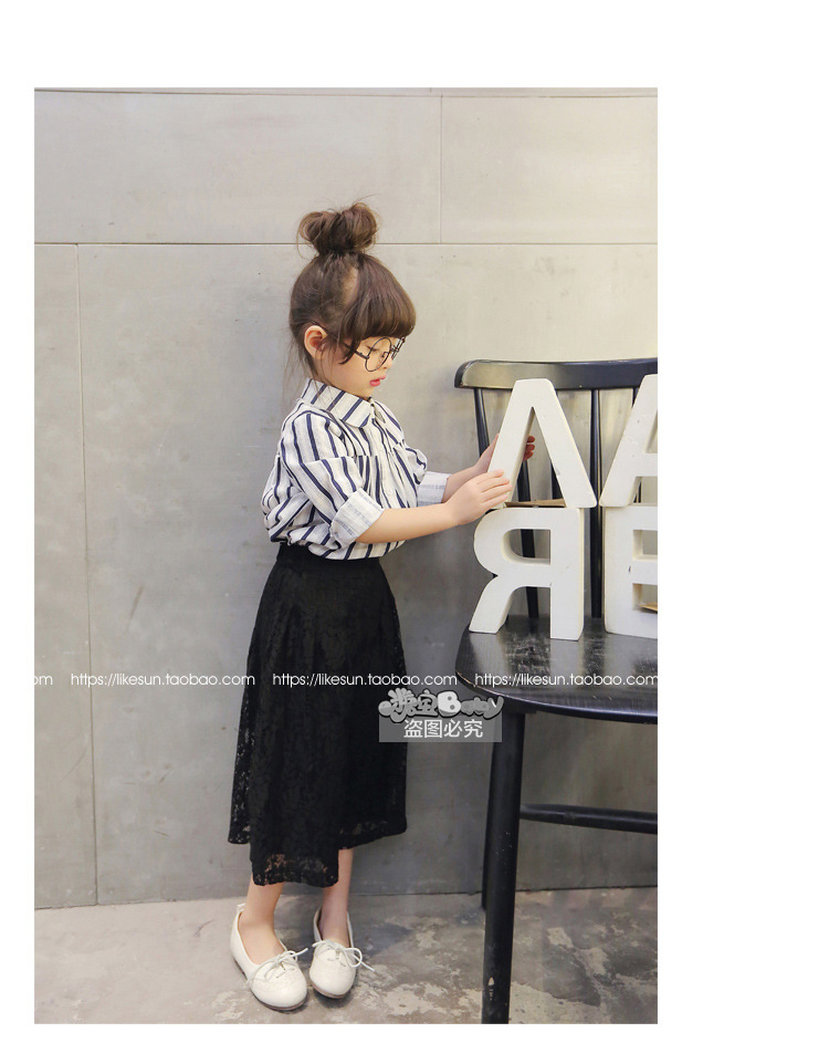 Chemise fille à manche longue - Ref 2087397 Image 6