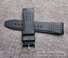 硅胶表带24mm弯头手表带 手表配件胶表带弧度针扣户外运动表带