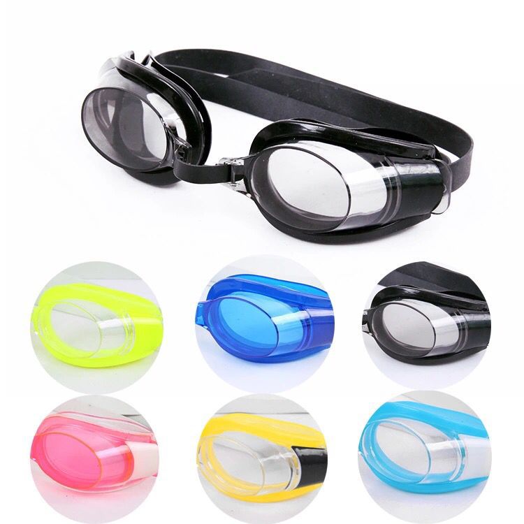 Fashion High-definition Flat Light Large Frame Waterproof And Anti-fog Swimming Goggles display picture 1
