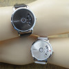 Steel belt, fashionable black dial suitable for men and women, Korean style