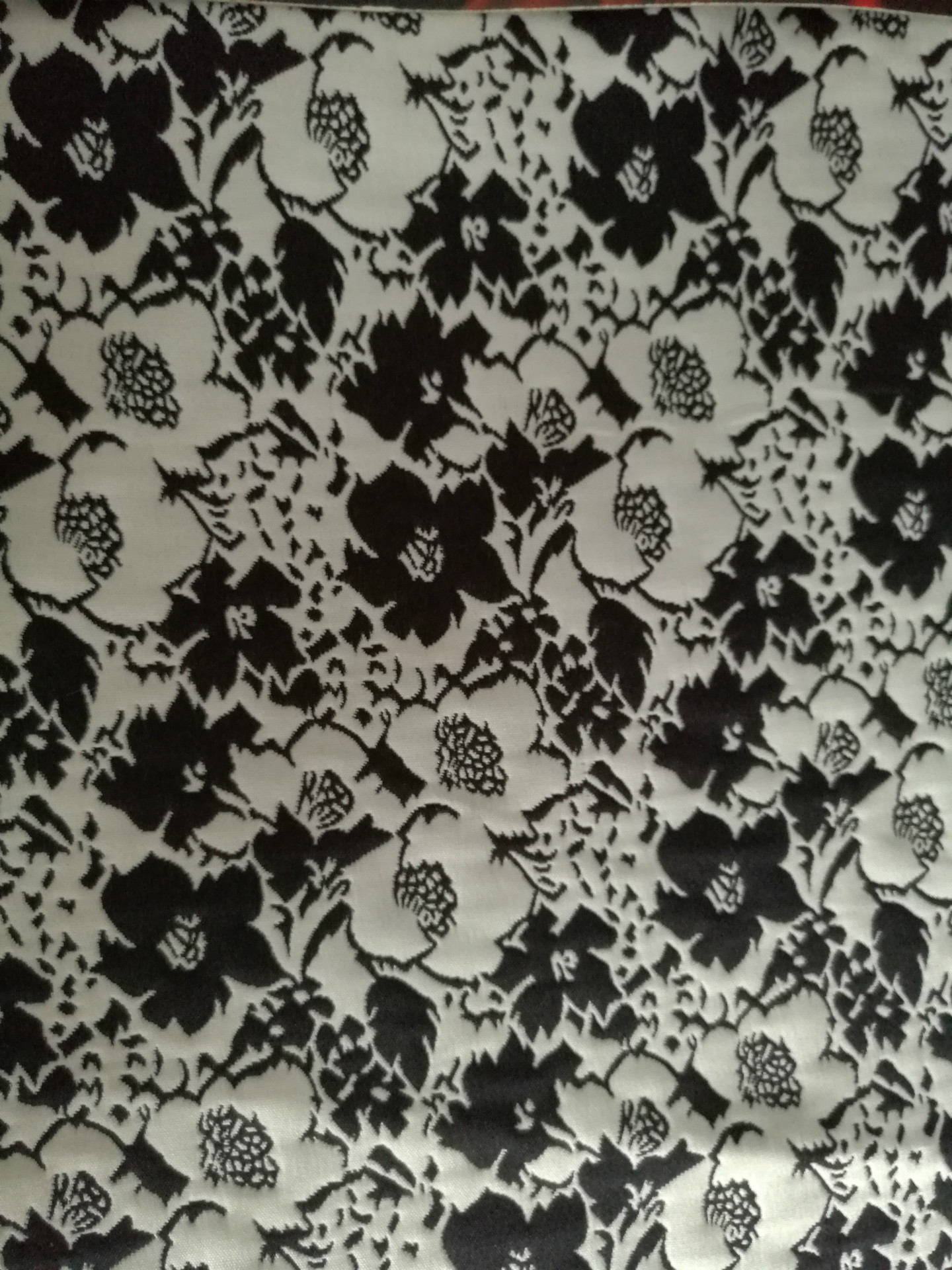 黑白小碎花图案色织梭织提花适用于服装 装饰沙发布鞋子布