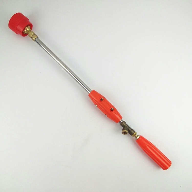 农用高压喷雾器喷杆高压喷枪打药机活动防刮风雾化喷头可调枪喷杆