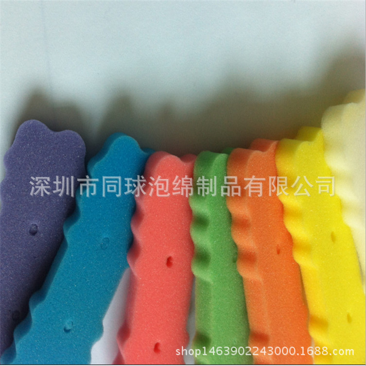 东莞批发厂家泡绵赠品杯刷奶瓶刷 5MM海绵清洗杯刷厨房清洁刷