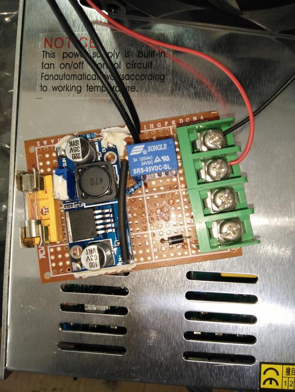 全自动温度控制风机风扇控制模块温控电源板大功率48V12V  5V