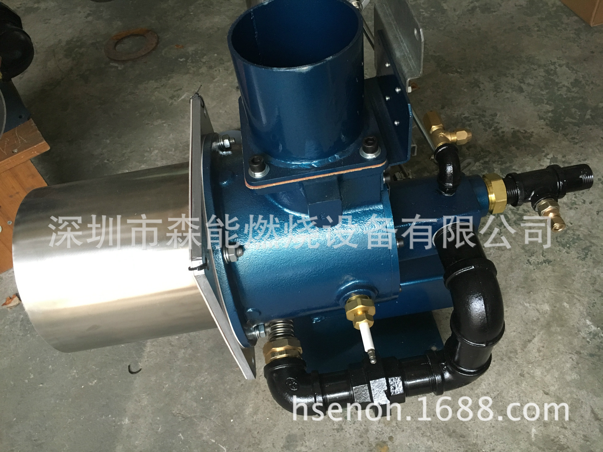 BJ400燃烧器,生物颗粒改燃气炉改造,日本正英燃烧机改燃气