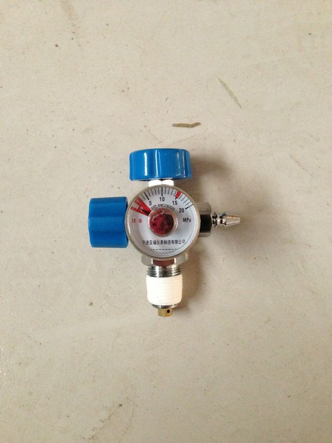 精密氧压表 氧气瓶2-7升专用氧压表单表 高精度压力表