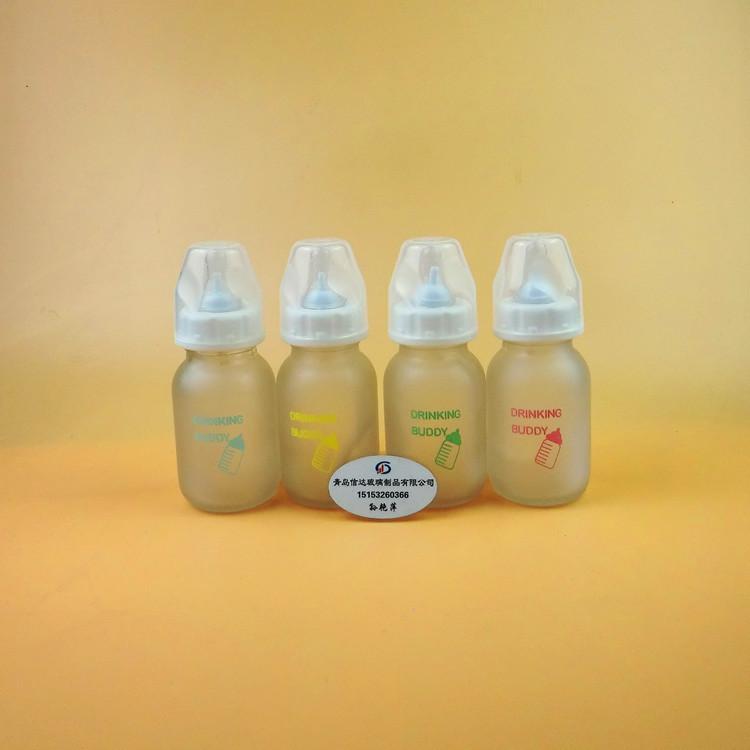 可爱创意奶嘴玻璃杯便携带盖玻璃杯子女士可爱泡茶杯旅行水杯子