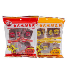 自然派味脯台式味脯猪肉干、 独立小包装原味、果汁味猪肉铺批发