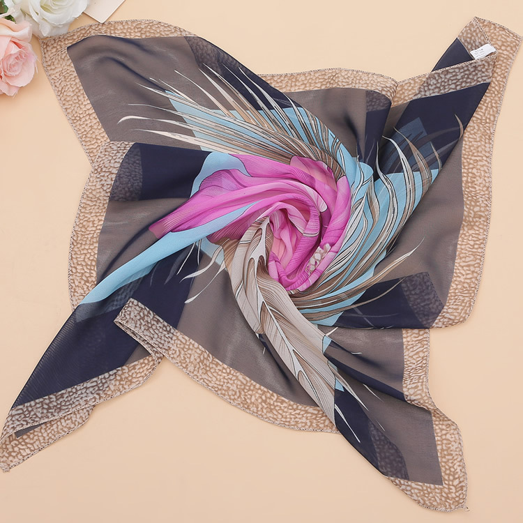 Lenço quadrado feminino de chiffon, grande e fino, em seda, com proteção solar, ideal para primavera, verão e outono, perfeito como toalha de praia._voghion.com