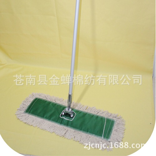 Manufacturer's aluminum alloy rod Green Plug-in floor towel large flat mop row MOP 40 60 90 110CM