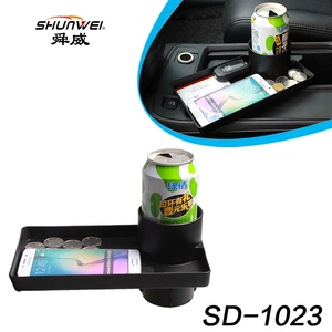 SD-1023 Shunwei yeni avtomobil çoxfunksiyalı saxlama qutusu su qabı tutacağı