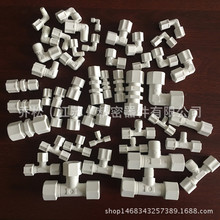 JACO PP双卡套接头直通/由令直接头/PP塑料接头/耐酸碱耐腐蚀