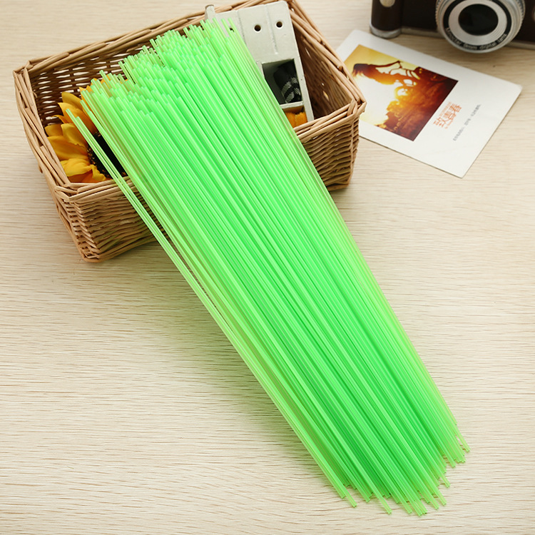 厂家直销小口径长软pp管 绿色塑料pp管儿童玩具配件塑料管细管子