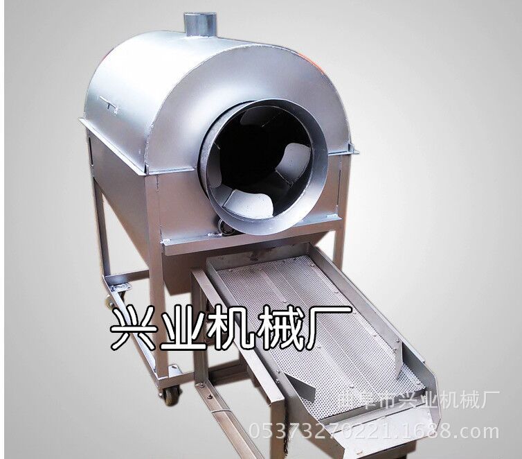 多功能食品滚筒炒货机 炒瓜子芝麻机 燃煤炒货机