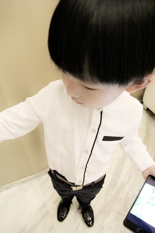 Chemise garcon à manche longue - Ref 2079505 Image 19