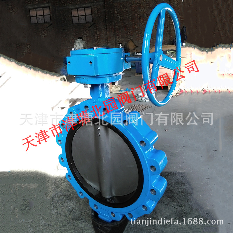 凸耳式蝶阀LTD371X-10CB7 厂家供应手动涡轮不锈钢凸耳式蝶阀批发