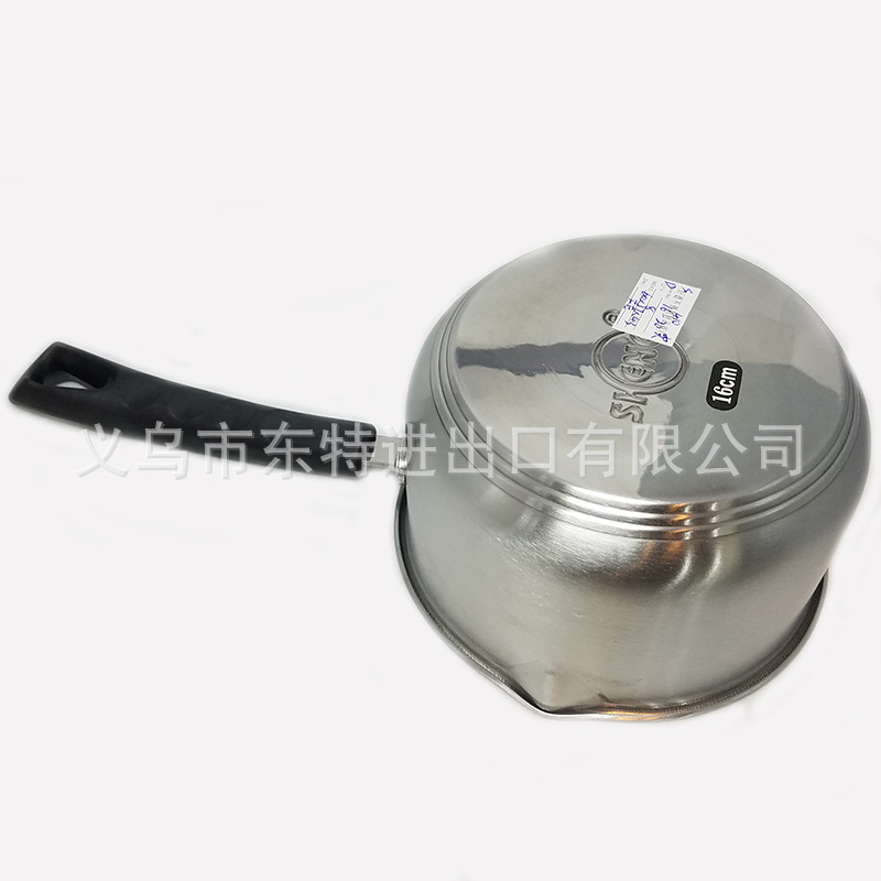 Stainless steel spout, thickened milk pot, mini pot for cooking noodles, non-stick hot milk pot, induction cooker, gas universal detail image 12