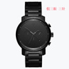 Golden waterproof steel belt for leisure, quartz watch, European style