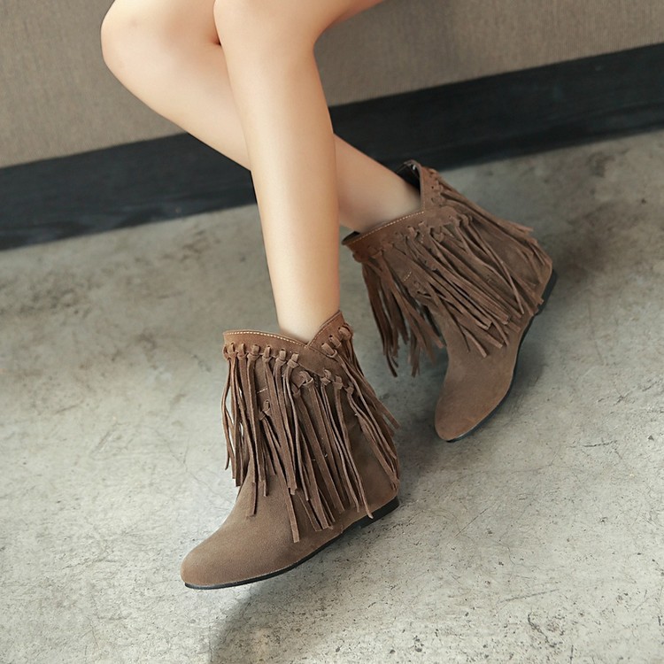 Bottes femme en PU artificiel - Ref 3355230 Image 32