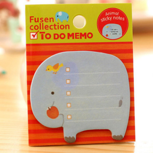 Office cultural and educational forest cartoon animal shape N times stickers student gifts random stickers post-it note paper