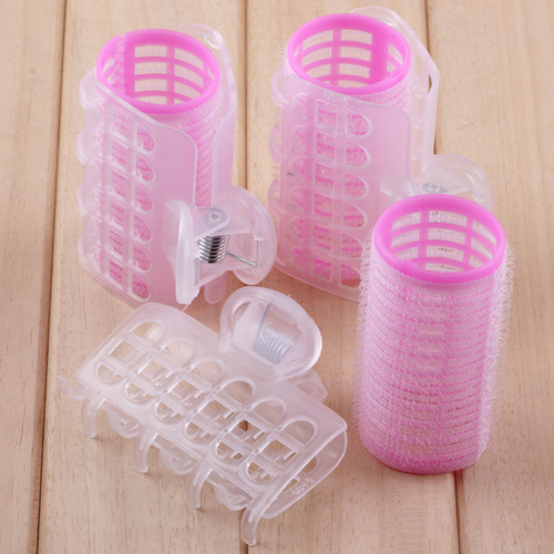Factory direct sales bangs curling barrel self-adhesive curling iron curling iron plastic magic curling iron curling tool