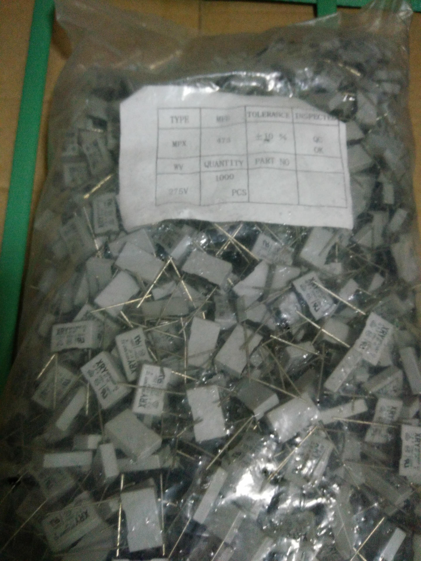 安规电容XRY向日亚 0.047Uf275v 275v473k p=15