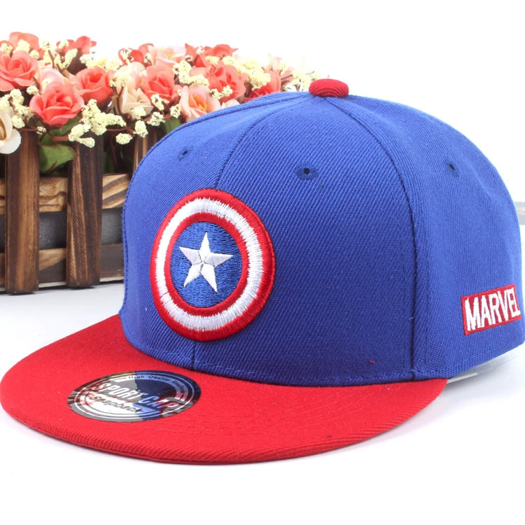 Детская бейсболка, корейский стиль Captain America, унисекс 50–54 см (3–6 лет)