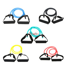 Resistance bands, fitness ropes, elastic exercise tubes, yoga straps, Pilates bands