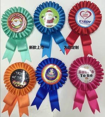 Manufactor sports meeting medal kindergarten pupil Medal Customized company Commend Assembly Tinplate Chest badge national flag