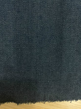 现货供应10支涤棉斜纹厚处理牛仔面料 秋冬时装箱包鞋面牛仔布